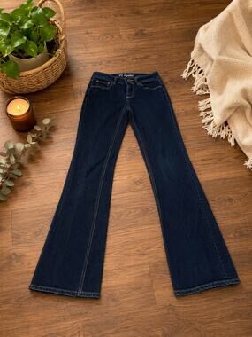 VS Hipster Women’s Size 4 Dark Wash Flare Bootcut Stretch Jeans